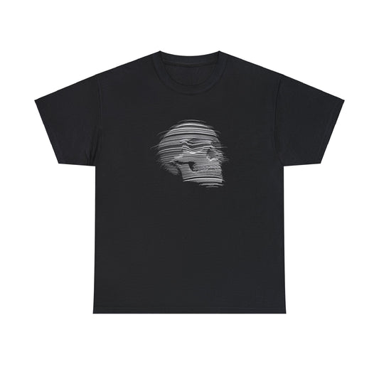 Ethereal Skull Black Unisex Heavy Cotton T-Shirt - Articalist.com