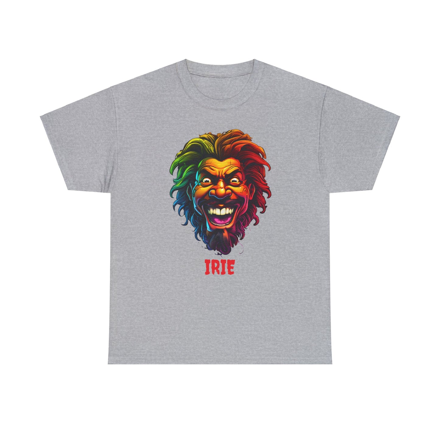 Irie Vibes Sport Gray Unisex Heavy Cotton T-Shirt - Articalist.com