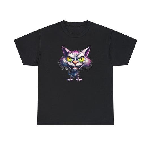 Krazy Kitten Black Unisex Heavy Cotton T-Shirt - Articalist.com