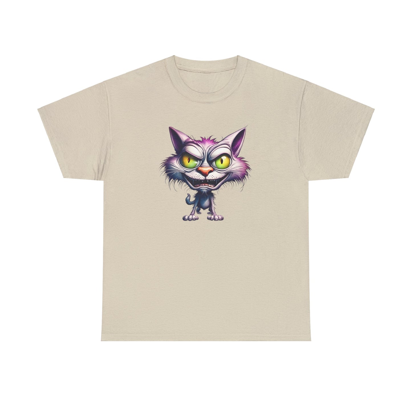 Krazy Kitten Sand Unisex Heavy Cotton T-Shirt - Articalist.com
